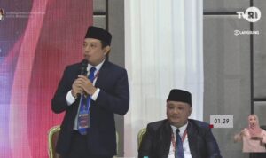 Dedy Ronny dalam debat Ketiga Pemilihan Walikota Bengkulu 2024